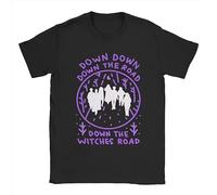 VFR886Sz Agatha All Along Down The Witches Road Casual Movie Harkness T Shirts Black S