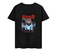 VFR886Sz Entombed Left Hand Path clandene Shorts - Long Black T-Shirt XXL