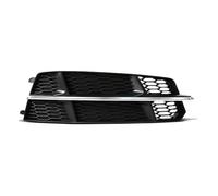 VFVCTGHZ Voiture Avant Pare Chocs Feu Antibrouillard Calandre Cache Grille Alvéolée Hexagonale Pour Audi A6 C7 A6L S-Line 2015-2018 4G0807681AN(Sliver Right)