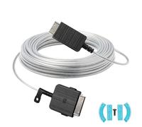 VG-SOCR15/ZA 15 m/49 pi Câble One Connect Compatible avec Samsung TV The Frame QLED 4K Fibre Optique Pour QN43/50/55/65/75/85LS03RAF/LS03BAF/LS03TAF/LS03DAF Q80R 65Q90R 55Q85R