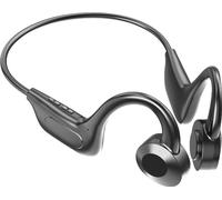 VG02 casque d'écoute Bluetooth sans fil à conduction osseuse, BT 5.0 | faible consommation d'énergie | longue durée de vie de la batterie, noir
