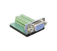 DeLock Connecteur VGA embase femelle 65170 16 pôles argent 1 pc(s)