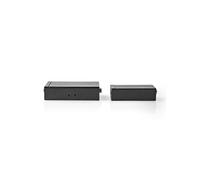 Nedis Extendeur VGA CREP5930BK – Émetteur/récepteur VGA & audio jusqu'à 300 m via Cat5e/Cat6 – Noir