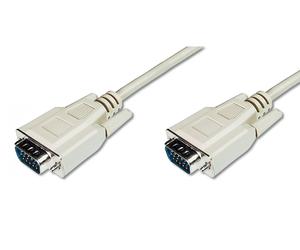VGA Monitor connection cable, HD15 M/M, 1.8m, 3CF, be