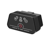 Vgate Icar 2 WiFi OBD2 Scanner, Outil de Scan Adaptateur d'interfaces Check Moteur Outil de Diagnostic de Voiture pour iOS i-Phone iPad, Veille Automatique Android (Noir)