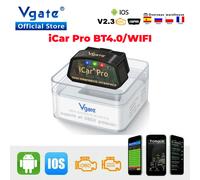 Vgate iCar Pro ELM327 WIFI OBD2 Scanner pour IOS/Android Bluetooth 4.0 ELM 327 OBD 2 Outil de diagnostic automobile Lecteur de codes BT4.0