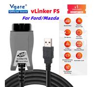 Vgate vLinker FS ELM327 pour Ford FORScan HS MS CAN ELM 327 OBD 2 OBD2 outils d'interface de Scanner de Diagnostic de voiture OBDII pour Mazda vLinker FS