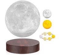 VGAzer Lampe lunaire flottante - Lampe de table à lévitation - Lampe lunaire à lévitation magnétique - Veilleuse rotative, Cadeaux créatifs pour les amoureux de Noël et des enfants.