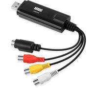 Vgb100 Convertisseur Vhs Vers Numérique, Convertisseur Vidéo Usb 2.0 Pour Numériser Cassettes Vhs/Hi8/Mini Dv Vers Pc, Transfert R