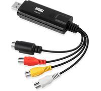 Vgb100 Enregistreur Convertisseur De Vidéo / Audio Av - Carte De Capture Vidéo Clé Usb 2.0 Câble De Transfert Rca Vers Usb ¿ Compatible Windows 10 / 8 / 7 / Vista - Secam Pal[VIT690118]
