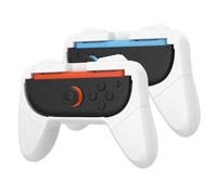 VGBUS Lot de 2 poignées Joy-Con pour Nintendo Switch 2 (2025), design ergonomique, kit d'accessoires pour Switch 2 (lot de 2, blanc)