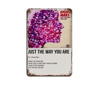 VGDFH Bruno Mars Couverture d'album Jukebox Unorthodox (3) Poster rétro en métal Chic Art rétro Peinture en fer Bar Personnes Grotte Café Famille Garage Décoration murale 20 x 30 cm