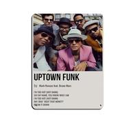 VGDFH Couverture d'album Jukebox Unorthodox Bruno Mars (1) Plaque en métal vintage Pub, club, café, bar, décoration murale rétro 30 x 40 cm