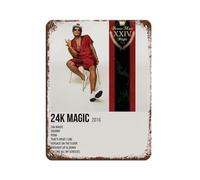 VGDFH Couverture d'album Jukebox Unorthodox Bruno Mars (2) en métal vintage pour pub, club, café, bar, décoration murale, poster rétro 30 x 40 cm