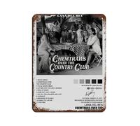 VGDFH Lana Del Rey Chemtrails Over The Country Club Couverture d'album en métal vintage Pub Club Café Bar Maison Décoration murale Poster rétro 30 x 40 cm