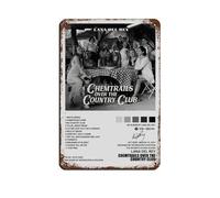 VGDFH Lana Del Rey Chemtrails Over The Country Club Couverture d'album en métal vintage Pub Club Café Bar Maison Décoration murale Poster rétro 20 x 30 cm