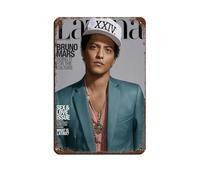 VGDFH Panneau en métal vintage avec inscription « Singer Bruno Mars » - Décoration murale - 20 x 30 cm
