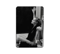 VGDFH Poster rétro en métal avec acteur Romy Schneider (11) - Décoration murale - 20 x 30 cm