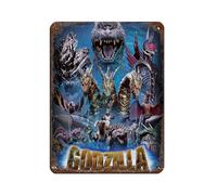 VGDFH Poster rétro Godzilla Vs King Kong Movie (13) - Décoration murale - 30 x 40 cm