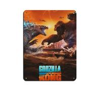 VGDFH Poster rétro Godzilla Vs King Kong Movie (36) - Décoration murale - 30 x 40 cm