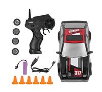 VGEBY 1/24 RC Car, RC Drift Car Rechargeable Puissant 2.4G Télécommande 4WD Véhicule Jouet