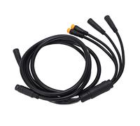 VGEBY 1 à 5 câbles de vélo électrique, connecteurs de câble de batterie au lithium en caoutchouc plastique, connecteurs, lampe contrôleur, indicateur de frein, gaz 1 à 5 câbles de vélo électrique