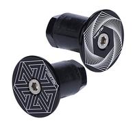 VGEBY 1 Paire de Bouchons d'extrémité de Guidon de vélo en Alliage d'aluminium réglable pour la Plupart des vélos de Route, VTT (circinate)