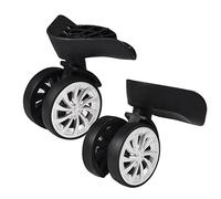 VGEBY 1 Paire de Roues pour Valise, roulettes pour Valise Durable pour Bagages Pivotantes Roue Muette, Accessoire Valise de Remplacement de Roulette