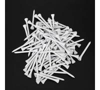 VGEBY 100 Pièces 70 Mm Tees de en Bois, Supports de Balle de Professionnels en Bois Massif pour la Pratique de L'entraînement, avec Pointe Pointue pour Les Golfeurs Débutants