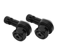 VGEBY 2 pièces Valve d'angle de 90 degrés, tige de moto, scooter électrique, valve d'air pour la conversion en alliage d'aluminium avec anneau d'étanchéité en caoutchouc pour le pompage Vérification