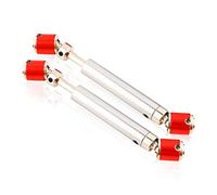 VGEBY 2pcs Arbre d'entraînement, Mise à Niveau 110-155mm en Acier Inoxydable Universal DriveShaft CVD pour SCX10 CC01 D90 D110 RC Crawler