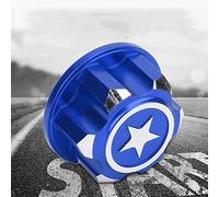 VGEBY 4 écrous de Roue Hexagonaux en Alliage D'aluminium, Installation avec clé Hexagonale de 17 Mm, Jeu de 4 écrous de Fixation de Roue Antidérapants en Métal, pour Voiture RC X MAXX (Bleu foncé)
