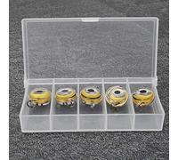 VGEBY 5 Pièces LED Lumière de Pêche sous-Marine, Attracteur de Leurre de Poisson Clignotant avec LED Haute luminosité, pour la Pêche en Bateau au Large