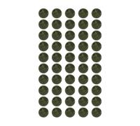 VGEBY 50 Pièces de Perles de Pêche à la Carpe, Perles de Plate-Forme en Silicone Souple pour la Pêche de Nuit et la en Eau Profonde, avec Trou pour la Protection et L'attraction (Green)