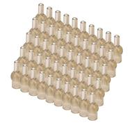 VGEBY 50 Pièces de Perles de Tulipe de Pêche de 17 Mm, Protecteur de Nœud en Caoutchouc avec Structure Anti-Casse Solide, pour Empêcher la Chute des Appâts et Sécuriser Les Accessoires