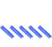 VGEBY 50pcs Archet Nock Flèches de Remplacement, Portable Fente d'arc Insert Queue Accessoires de Tir à l'arc pour 6mm Axe de Flèche