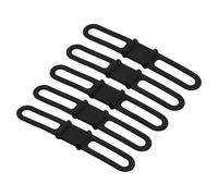 VGEBY 5pcs de Bande Silicone Elastique Vélos VTT Sangles Bicyclettes Bandage de Fixation Support pour Lampe de Poche