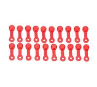 VGEBY Accessoires de Frein à Huile, 20 Pièces Bouchon de Raccord Zerk Anti-poussière Purgeur de Frein Bouchons à Vis Bouchons de Graisse en Silicone(Rouge) pièces détachées vélo