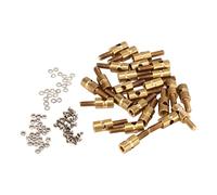 VGEBY Accessoires Rc, Bouchon de Liaison de Tige de Poussée Modèle Léger, Connecteur à Réglage Rapide en Laiton pour Hélicoptères d'avion Rc