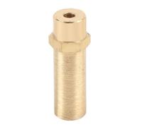 VGEBY Accouplement D'arbre en Laiton de 3 Mm, Adaptateur de Connecteur D'arbre Moteur avec Vis pour une Fixation Sécurisée, Bord Hexagonal 10 Mm, Longueur 30,5 pour Roues de Modèle RC