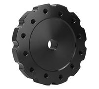 VGEBY Adaptateur de Volant Adaptateur de Moyeu de Roue en Alliage d'aluminium Noir PCD 73 Mm Ajustement Précis avec 6 Vis et clé Hexagonale pour les Utilisateurs de Volant de Course T300 T500
