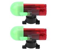 VGEBY Alarme de Pêche, 2 Ensembles de Capteur de Lumière LED avec Alarme Sonore Ultra Haute Luminosité pour La Pêche de Nuit, Pêche en Mer, Pêche à La Glace, Pêche à la Mouche