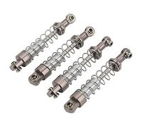 VGEBY Amortisseur, 2 Paires D'amortisseurs en Alliage D'aluminium 60 Mm Pièces de Modification de Voiture RC pour Modèles WPL C14 C24 MN D90 99S (Ti Couleur), VGEBYKH97U1M4GT-13