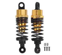 VGEBY Amortisseur de Voiture RC 2 Pièces, Pièces de Mise à Niveau D'amortisseur RC en Métal pour Voiture Télécommandée 1:10