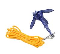 VGEBY Ancre de Kayak Pliable en Aluminium Marin, avec Sac de Rangement et Corde pour la Pêche et Les Activités de Plein Air