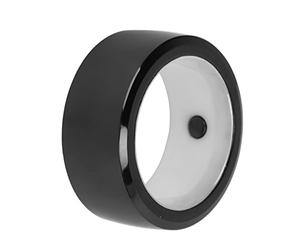 VGEBY Anneau Intelligent R5 NFC, Anneau NFC Portable Multifonctionnel de 128 Go de Grand Espace de Stockage pour Téléphone Portable (L)