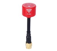 VGEBY Antenne, antenne 5.8Ghz 3dBi RHCP Drone de Course RC pièces RC adaptées pour Drone de Course F PV Accessoire de Drone quadrirotor Longue portée(Red SMA Inner Needle)
