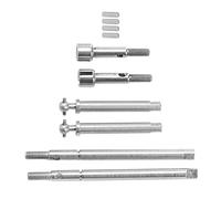 VGEBY Arbre de Transmission RC, Arbre de Transmission d'axe CVD Avant Arrière en Acier Inoxydable pour Jimny XMYKC01CM 1/16 Accessoire de Voiture RC