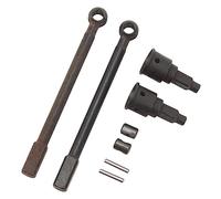 VGEBY Arbre de Transmission RC, Ensemble D'arbres de Transmission pour Essieu Avant en Acier Antirouille avec Action Douce, Angle de Braquage de 45 Degrés pour Voiture Télécommandée 1