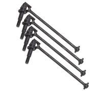 VGEBY Arbre D'entraînement Universel 4 Pièces, Accessoire RC d'arbre Oscillant en Acier avec Usinage CNC pour Voiture HSP 94111 94108 1 10 RC (Black)